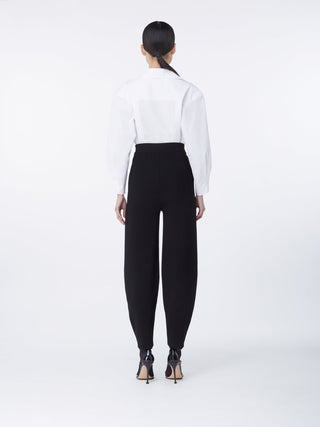 Elegant High-Waisted Tapered Trousers