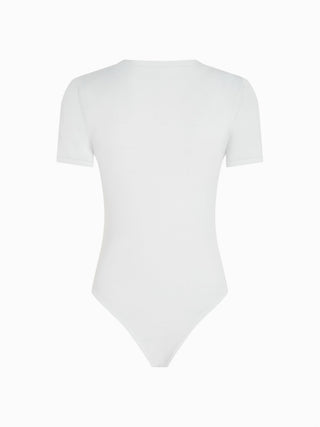 Classic White Short-Sleeve Bodysuit