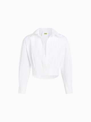 Classic White Tailored Blouse