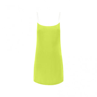 Neon Lime Strappy Slip Dress