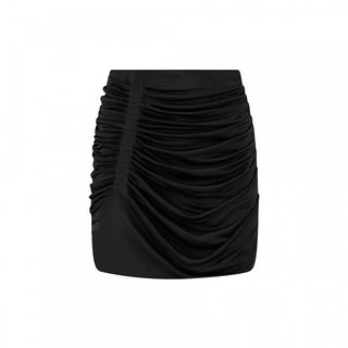 Éldon & Co London: Noir Ruched Mini Skirt