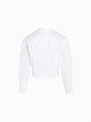 Classic White Tailored Blouse