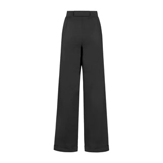 Classic Black Wide-Leg Trousers